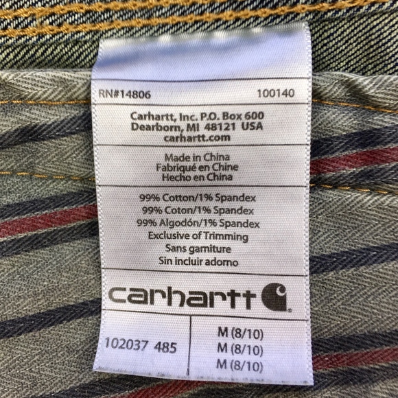HP EUC Carhartt Brewster Denim Jacket | M - Picture 4 of 5
